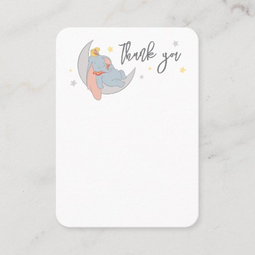 Disneys Dumbo  Over the Moon _ Thank You Place Card