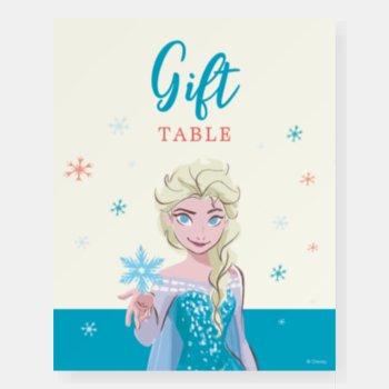 Disney's Elsa From Frozen Girls Birthday  Foam Board by frozen at Zazzle