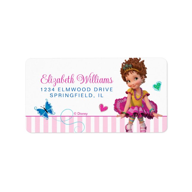 Disney's Fancy Nancy Girl's Birthday Label (Front)