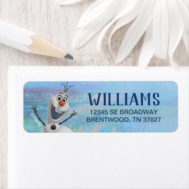 Disney's Frozen 2 - Olaf Label (Insitu)