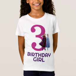 Disney&#39;s Frozen Anna &amp; Elsa | Birthday Girl T-Shirt