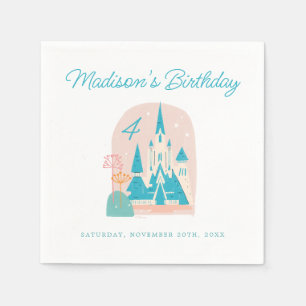 Disney's Frozen Arendelle Castle Girls Birthday Napkins