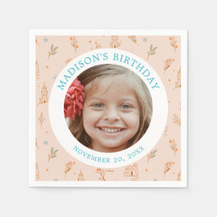 Disney's Frozen Arendelle Castle Girls Birthday Napkins