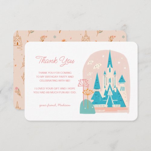 Disneys Frozen Arendelle Castle Thank You Invitation