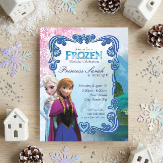 Disney's Frozen Birthday Party Invitation