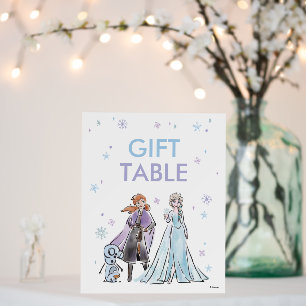 Disney's Frozen Birthday Snowflake Card Table Foam Board