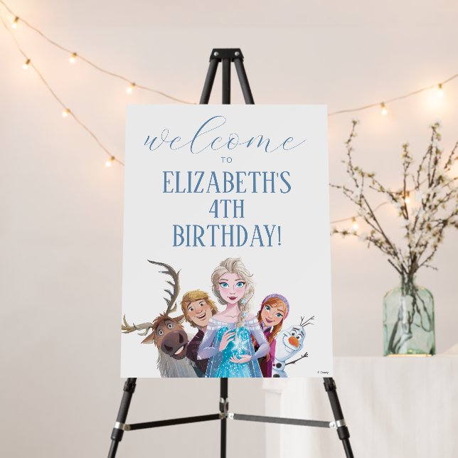 Disney's Frozen Birthday Welcome Foam Board (In Situ (Stand))