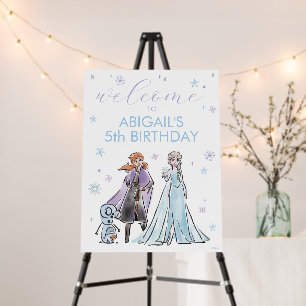 Disney's Frozen Birthday Welcome Foam Board