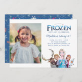 Disney's Frozen Elsa Birthday - Photo Invitation