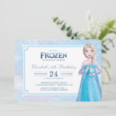 Disney's Frozen Elsa Birthday Invitation (Standing Front)