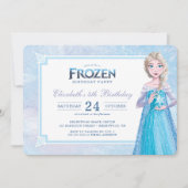 Disney's Frozen Elsa Birthday Invitation (Front)