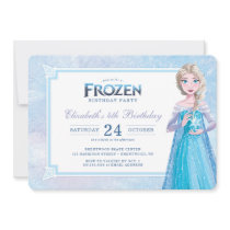 Disney's Frozen Elsa Birthday Invitation