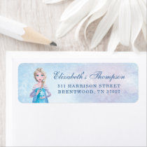 Disney's Frozen Elsa Birthday  Label