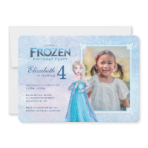 Disney's Frozen Elsa Birthday - Photo Invitation