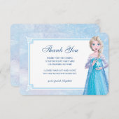 Disney's Frozen Elsa Birthday Thank You Invitation (Front/Back)