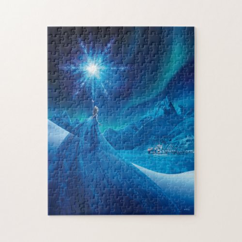 Disneys Frozen Elsa Movie Poster Art Jigsaw Puzzle