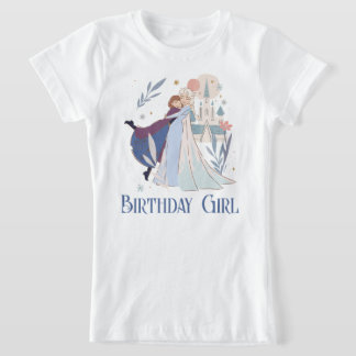 Disney's Frozen Floral Birthday Girl T-Shirt