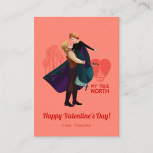 Disney's Frozen My True North Valentine Note Card