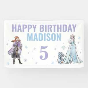 Disney's Frozen Snowflake Girl's Birthday Banner