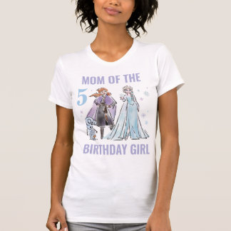 Disney's Frozen Snowflake Mom of the Birthday Girl T-Shirt