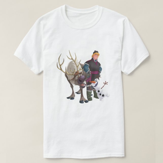 Disney's Frozen | Sven, Olaf and Kristoff T-Shirt (Design Front)