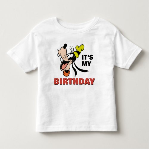 Disneys Goofy Kids Birthday Toddler T_shirt