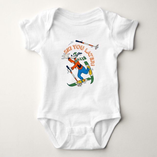 Disney's Goofy | Ski You Later Baby Bodysuit (Front)