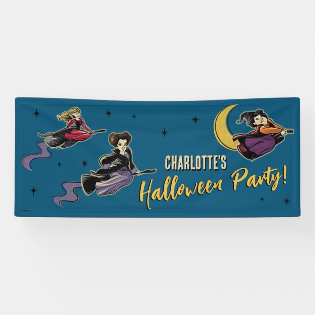 Disney's Hocus Pocus Halloween Party Banner (Horizontal)