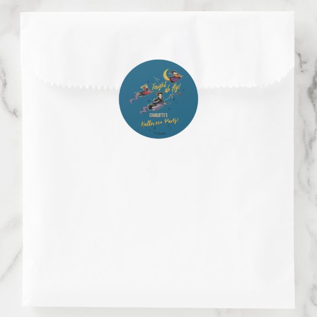 Disney's Hocus Pocus Halloween Party Classic Round Sticker (Bag)