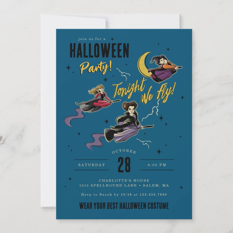 Disney&#39;s Hocus Pocus Halloween Party Invitation