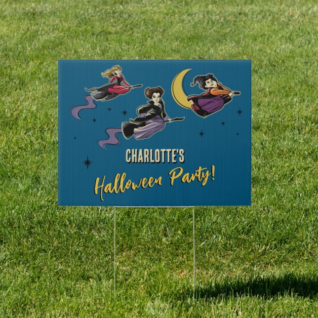 Disney's Hocus Pocus Halloween Party Sign (Insitu)