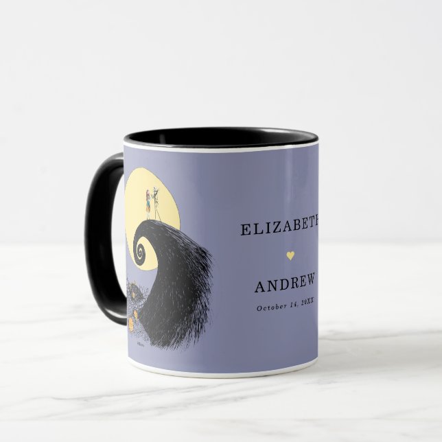 Disney's Jack Skellington and Sally Wedding  Mug (Front Left)