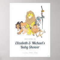 Disney's Lion King Baby Shower Welcome