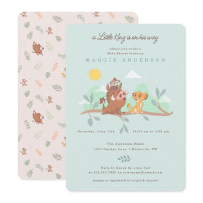 Disney's Lion King Jungle Safari Baby Shower Invitation