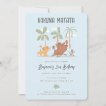 Disney's Lion King Jungle Safari Birthday