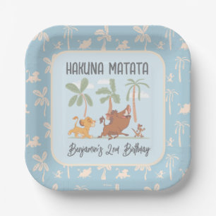 Disney's Lion King Jungle Safari Birthday Paper Plates
