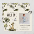 Disney's Lion King Wild One First Birthday - Photo Invitation