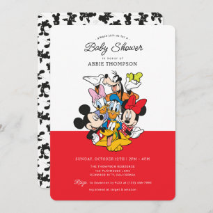 Disney's Mickey and Friends Baby Shower Invitation