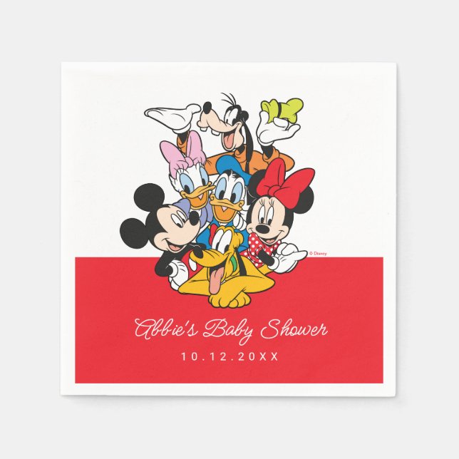 Disney's Mickey and Friends Baby Shower Napkins (Front)