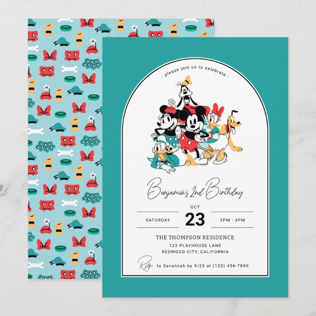 Disney's Mickey and Friends Kid's Birthday Invitation