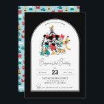 Disney's Mickey and Friends Kid's Birthday Invitation<br><div class="desc">Bring the magic of Mickey and his pals to your next birthday celebration with our customizable birthday invitations! Whether you're throwing a bash for a little one or a grown-up Disney enthusiast, these invitations are sure to set the tone for a memorable event. Featuring Mickey Mouse, Minnie Mouse, Donald Duck,...</div>
