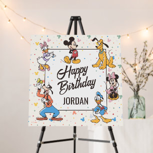 Disney's Mickey & Friends Character Birthday Foam Board