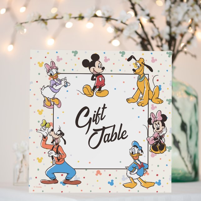 Disney's Mickey & Friends Character Birthday Foam Board (In Situ (Wedding))