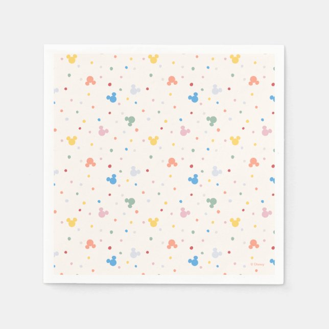Disney's Mickey & Friends Character Birthday Napkins (Front)