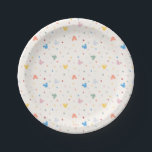 Disney's Mickey & Friends Character Birthday Paper Plates<br><div class="desc">These Mickey & Friends Confetti Pattern Paper Plates are a delightful addition to any Disney-themed party or celebration. Featuring a playful design of pastel-colored confetti and Mickey Mouse silhouettes,  these plates bring charm and fun to your table setting.</div>