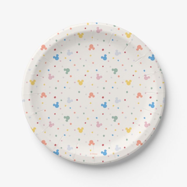 Disney's Mickey & Friends Character Birthday Paper Plates (Front)