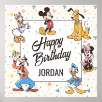 Disney's Mickey & Friends Character Birthday