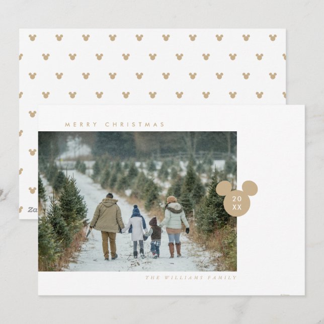 Disney's Mickey Icon Holiday Card (Front/Back)