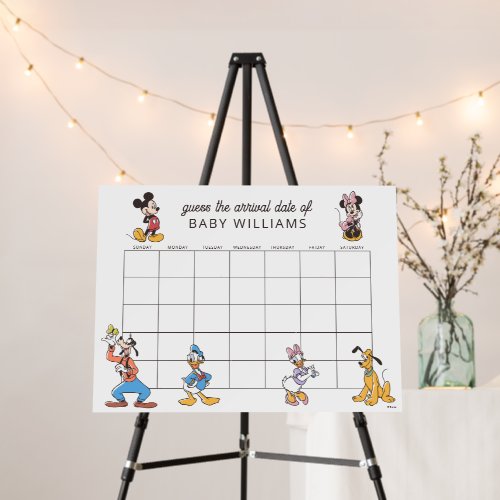 Disney's Mickey Mickey & Friends Baby Shower Foam Board