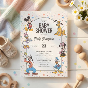 Disney's Mickey Mickey & Friends Baby Shower Invitation